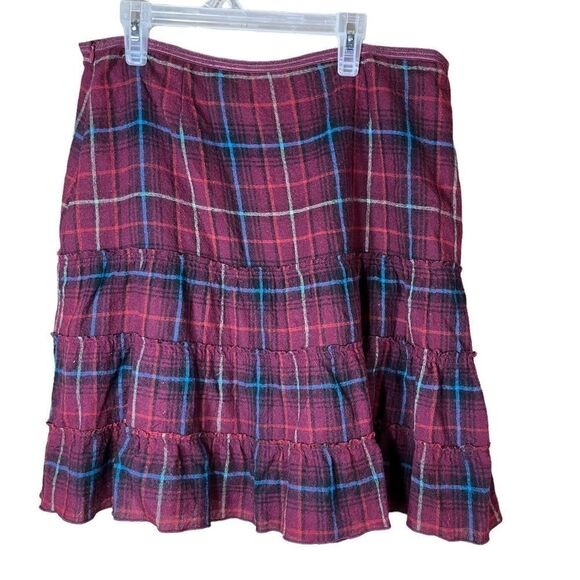 American Eagle Plaid Wool Skirt - Picture 5 of 9